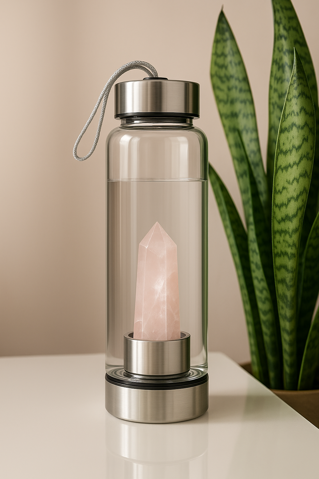 Rose Quartz Crystal Infused Elixir Bottle – Har Pal Ko Banao Magical!