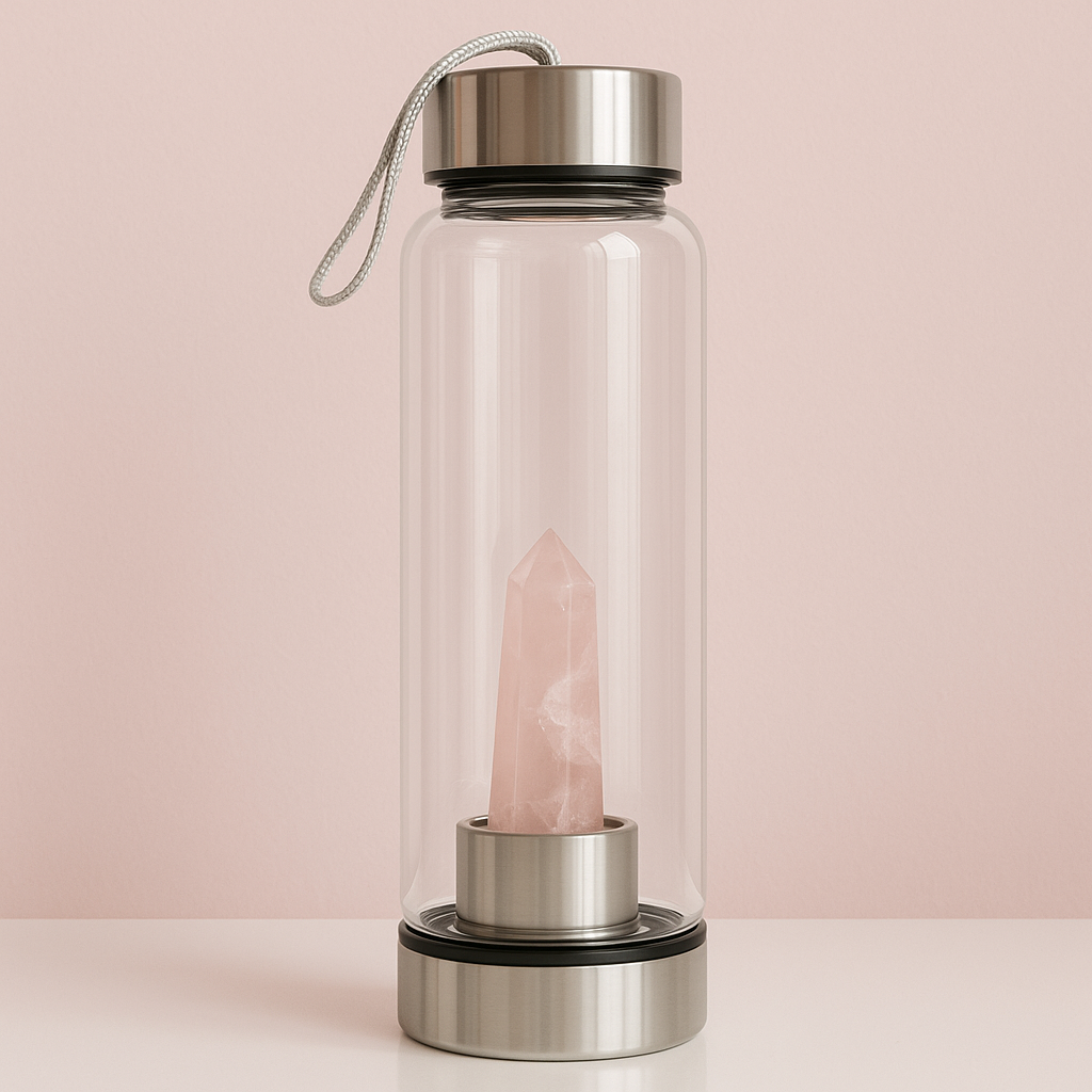 Rose Quartz Crystal Infused Elixir Bottle – Har Pal Ko Banao Magical!