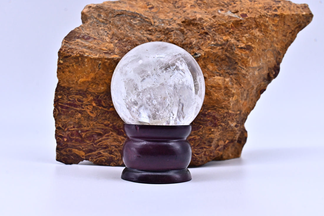 clear Quartz sphere