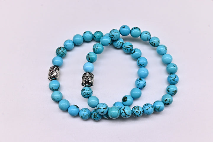 Natural iranian turquoise bracelet (firoza)