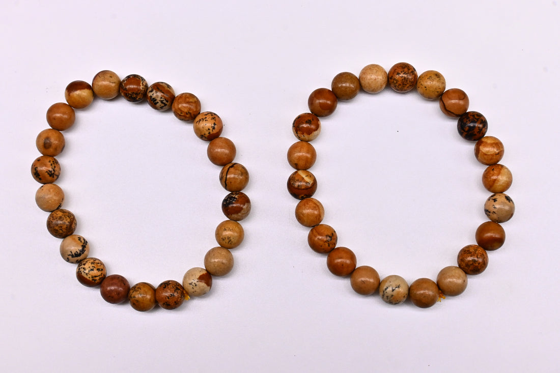 Picture jasper bracelet ( taking initiative)