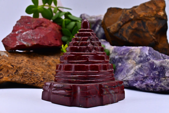 Red Jasper Shree Yantra