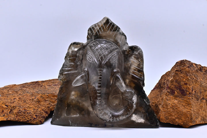 Smokey Quartz Ganeshji