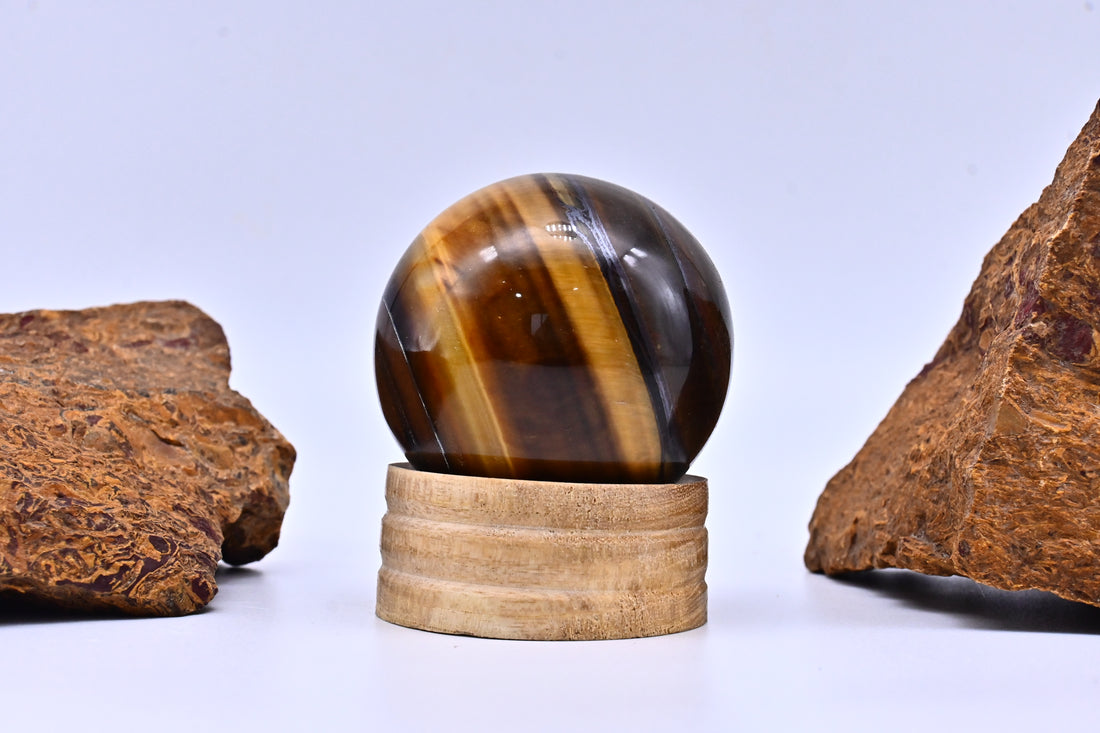 Tiger eye spheare