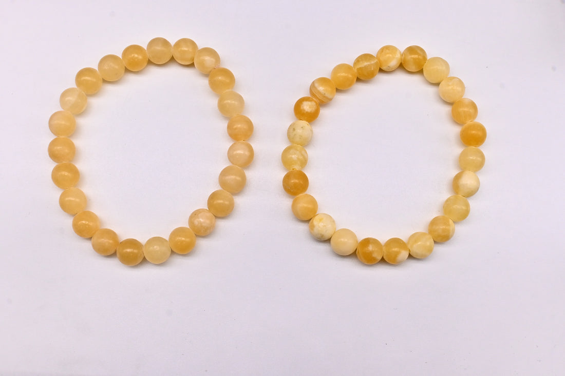 Yellow calcite Bracelet